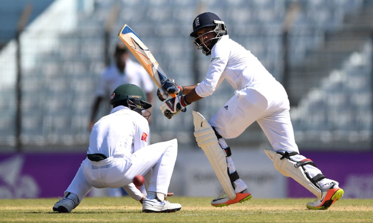 Adil Rashid was strong on his legs, Bangladesh v England, 1st Test, Chittagong, 2nd day, October 21, 2016