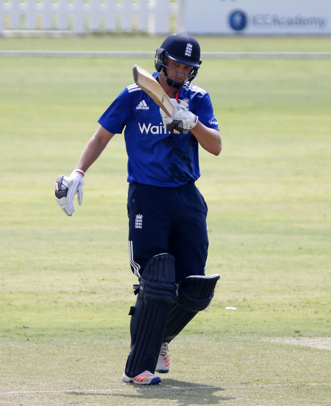 Liam Thomas reaches his half-century, Bangladesh Physical Disability v England Physical Disability, Invitational Tournament, Dubai, October 21, 2016