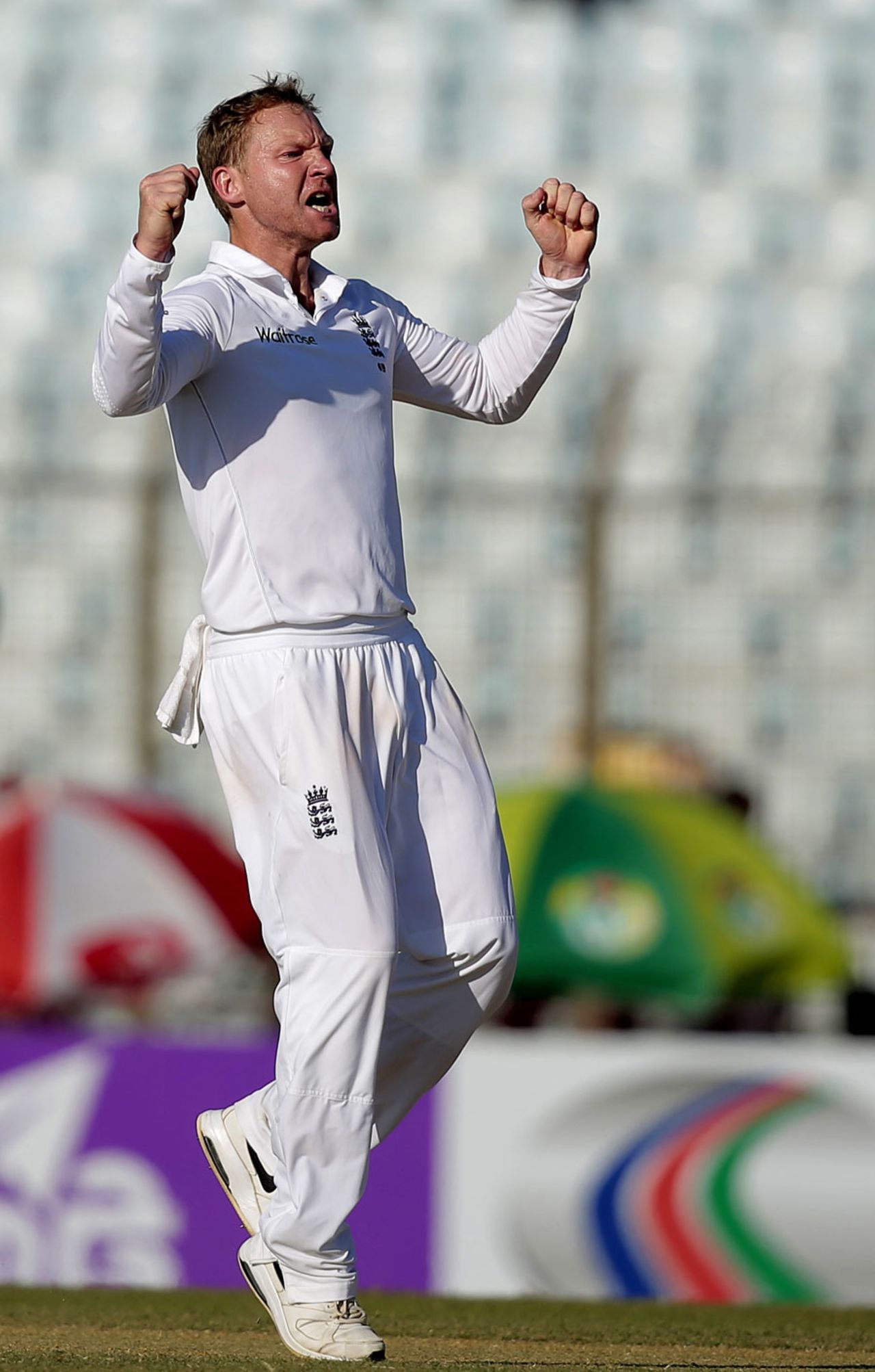 Gareth Batty claimed his first Test wicket since 2005, Bangladesh v England, 1st Test, Chittagong, 2nd day, October 21, 2016