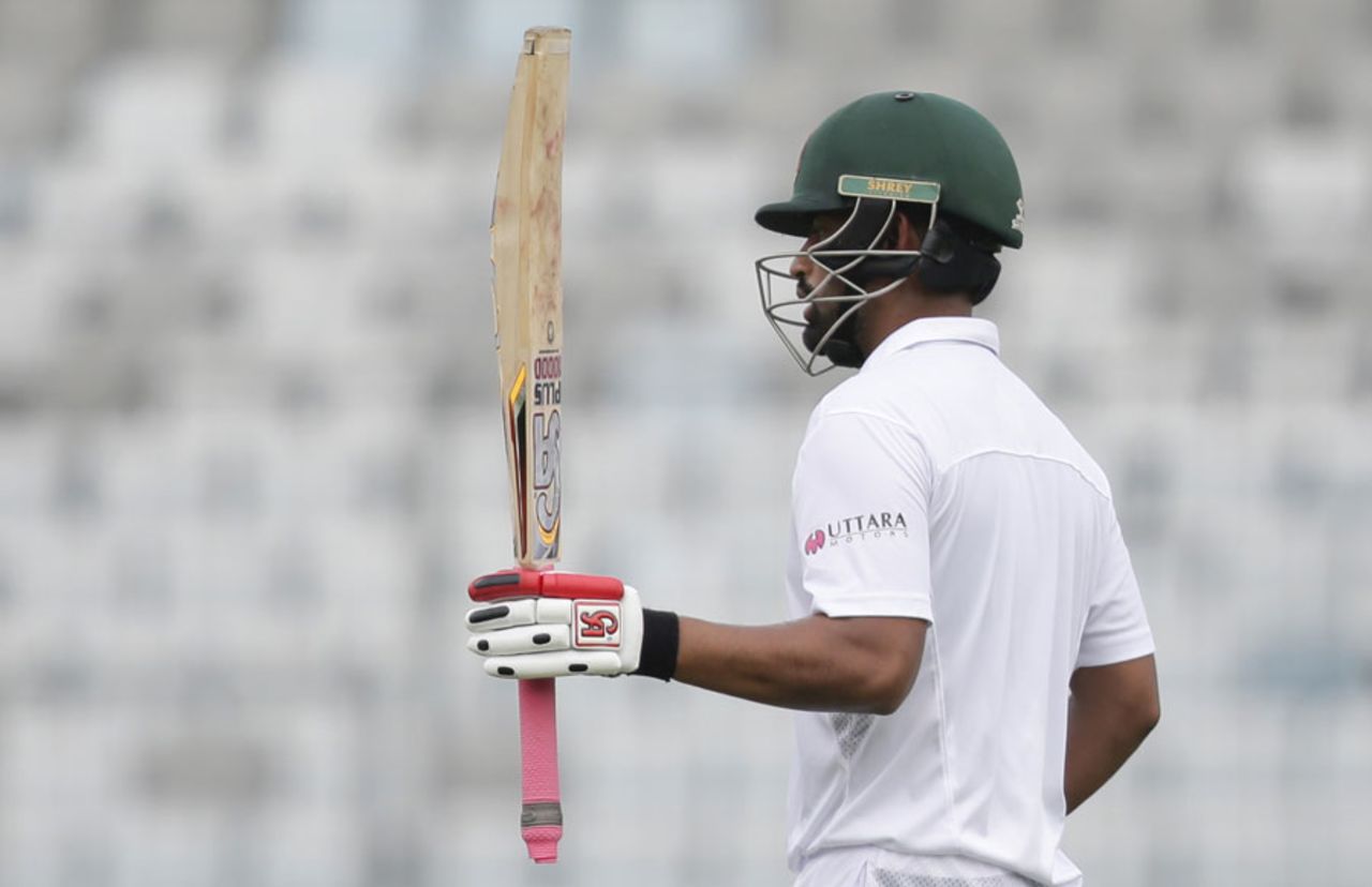 Tamim Iqbal raised a rapid half-century, Bangladesh v England, 2nd Test, Mirpur, 1st day, October 28, 2016
