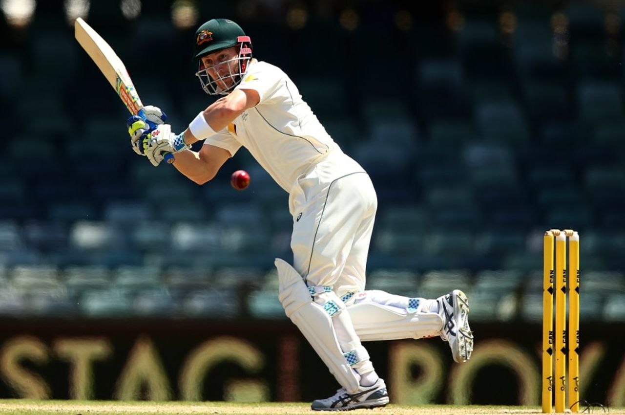 Peter Nevill clips the ball en route to his half-century, Australia v South Africa, 1st Test, Perth, 5th day, November 7, 2016