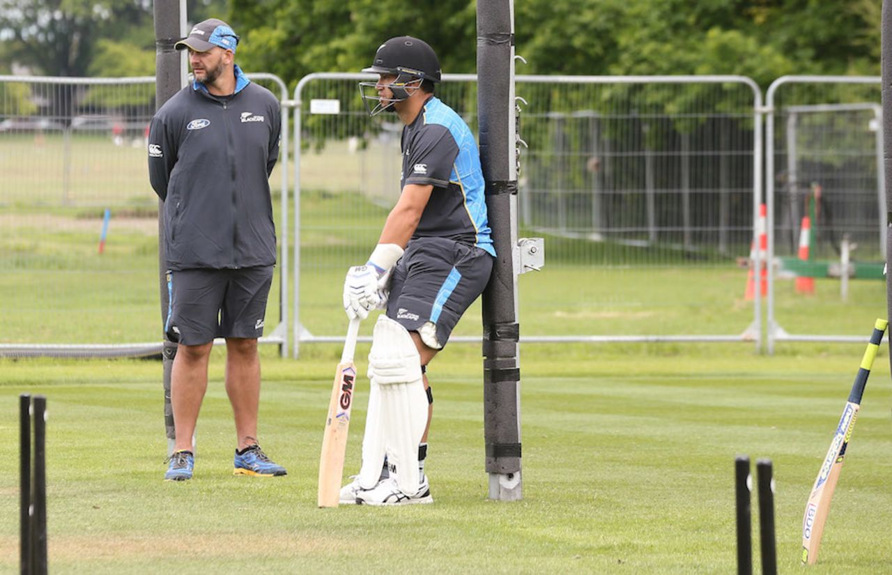 Ross Taylor at a training session, Christchurch, November 16, 2016