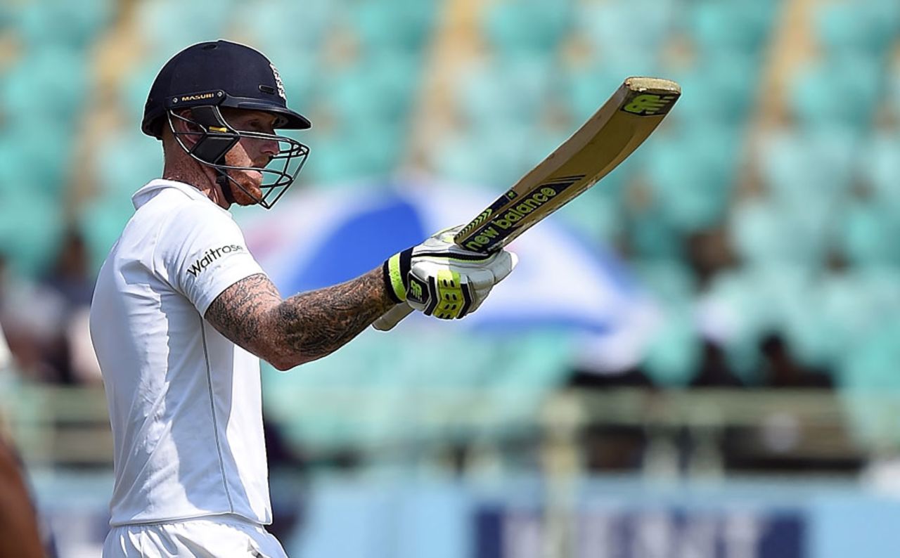 Ben Stokes' impressive form continued with another half-century, India v England, 2nd Test, Visakhapatnam, 3rd day, November 19, 2016
