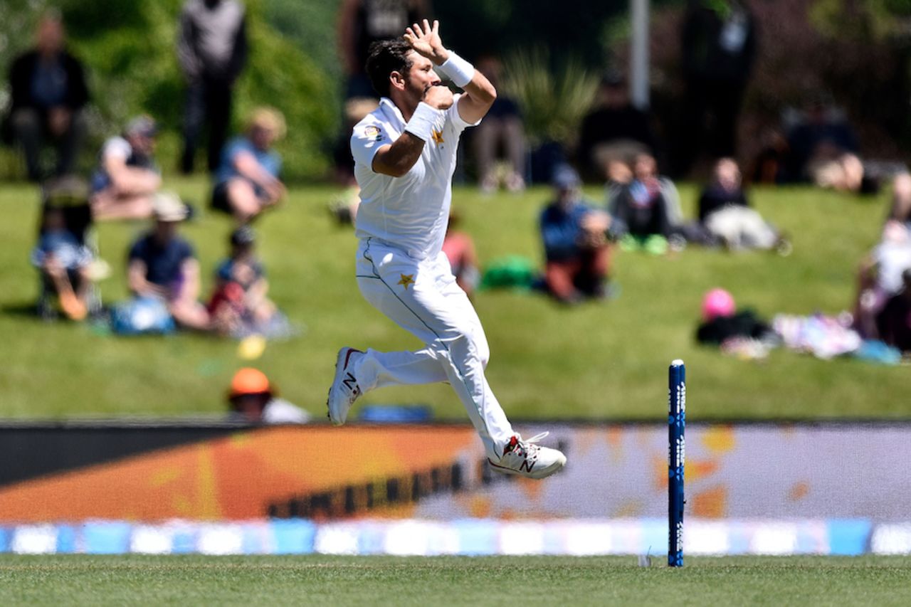 Yasir Shah's 20th Test match was his first wicketless game, New Zealand v Pakistan, 1st Test, Christchurch, 4th day, November 20, 2016