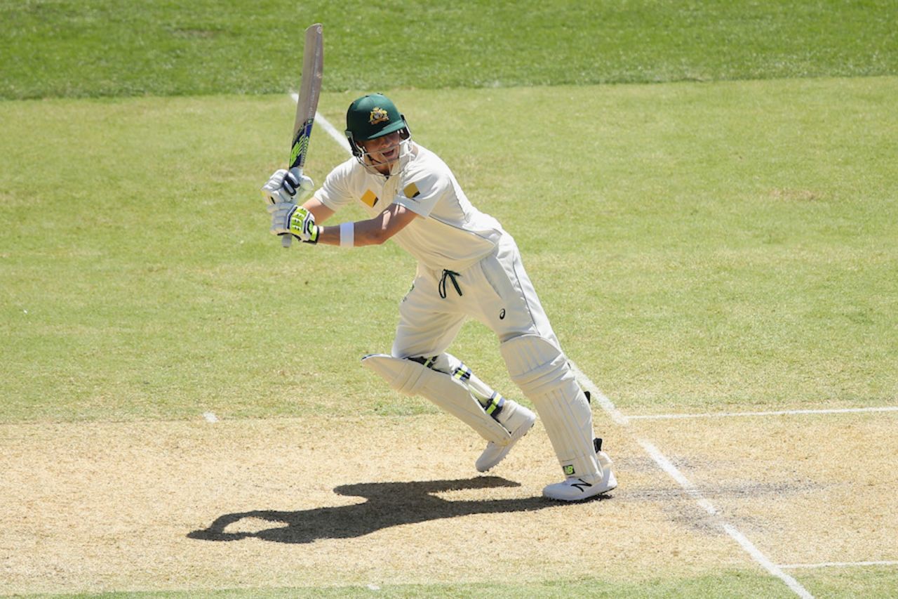 Steven Smith flicks through the leg side, Australia v South Africa, 3rd Test, Adelaide, 2nd day, November 25, 2016