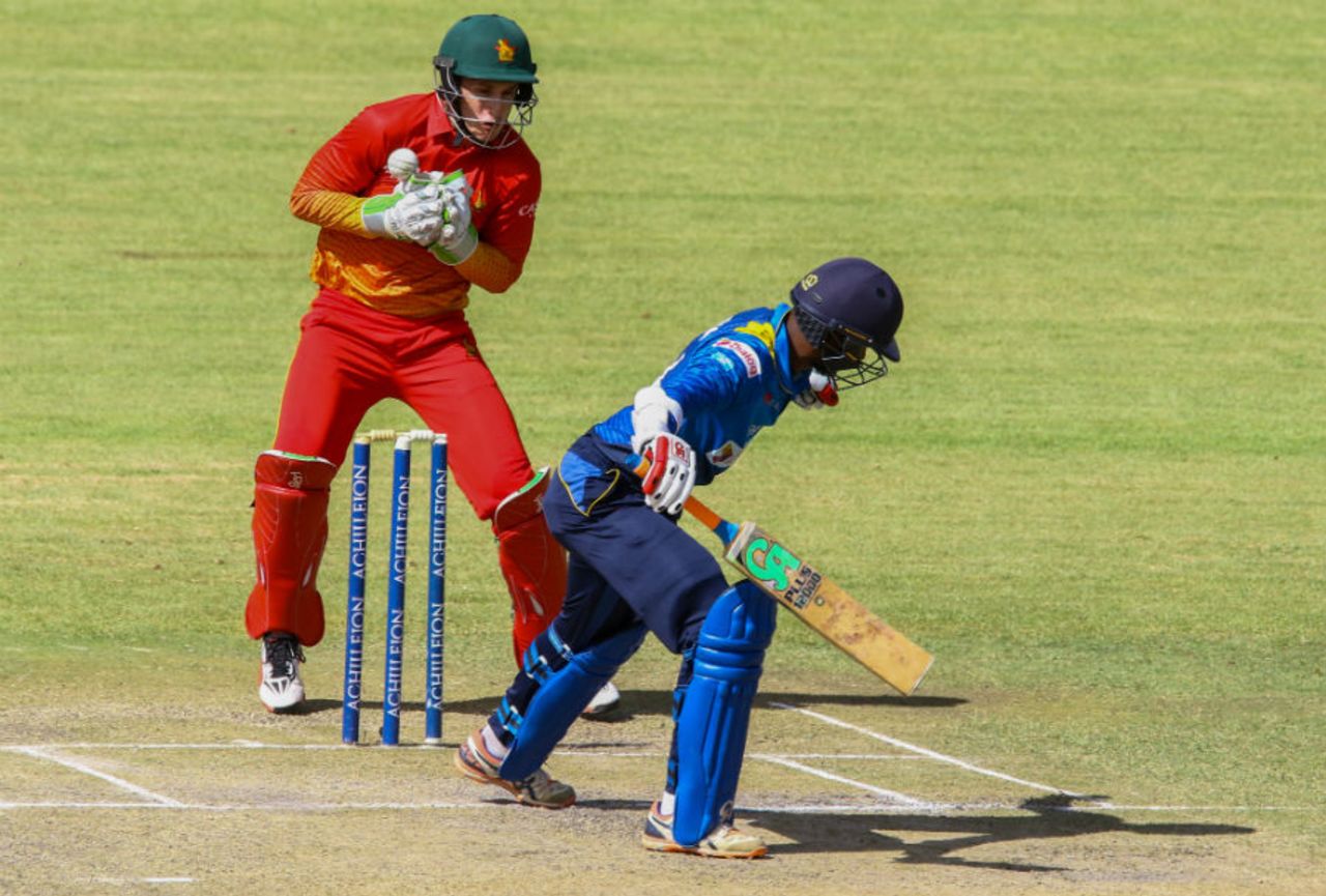 Upul Tharanga lived a charmed life in his unbeaten 57, Zimbabwe v Sri Lanka, tri-series final, Bulawayo, November 27, 2016