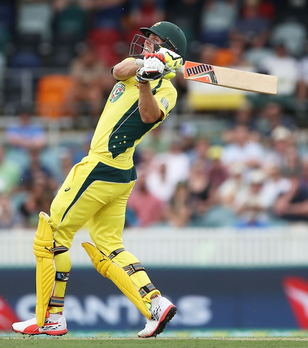 Mitchell Marsh swung his way to 76 not out off 40 balls, Australia v New Zealand, 2nd ODI, Canberra, December 6, 2016