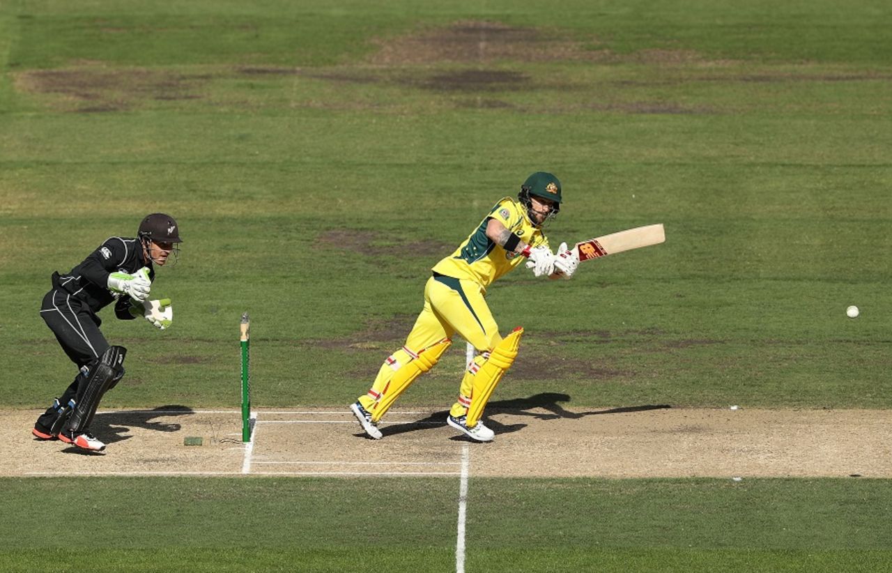 Matthew Wade clips one to the leg side, Australia v New Zealand, 3rd ODI, Melbourne, December 9, 2016