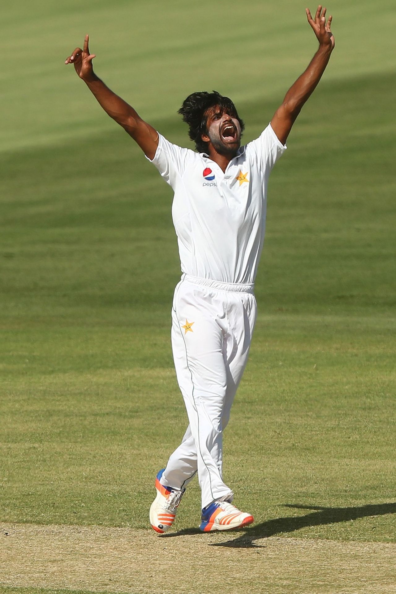 Rahat Ali finished with a match haul of five wickets, Cricket Australia XI v Pakistanis, Cairns, 3rd day, December 10, 2016