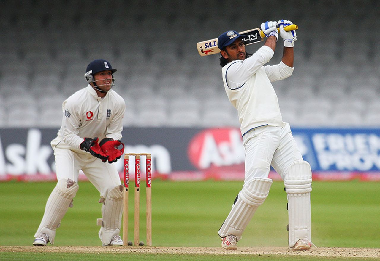 MS Dhoni saves the Lord's Test, England v India, 1st Test, Lord's, July 22, 2007