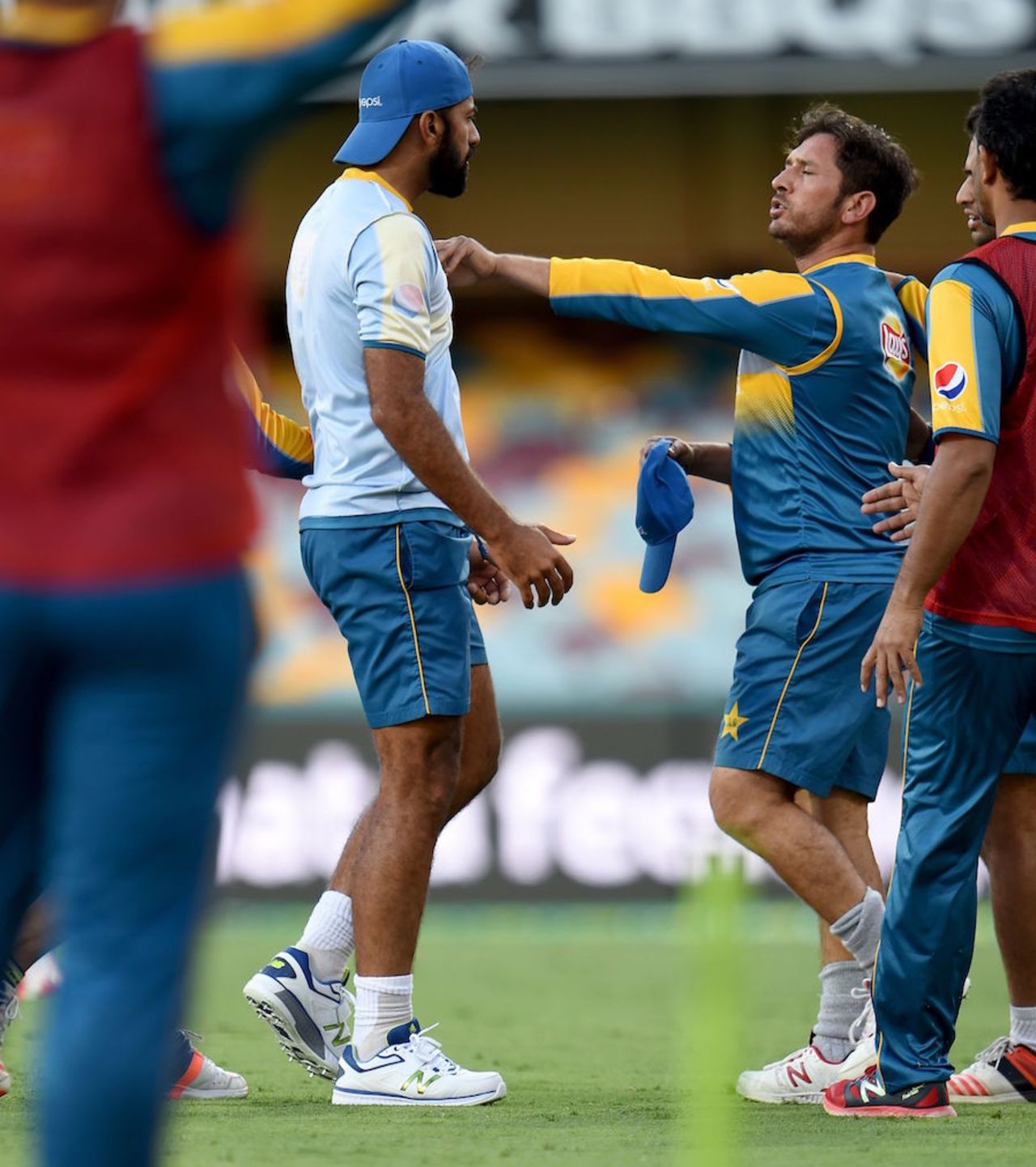 Wahab Riaz and Yasir Shah were involved in an altercation a day before the Test, Brisbane, December 14, 2016