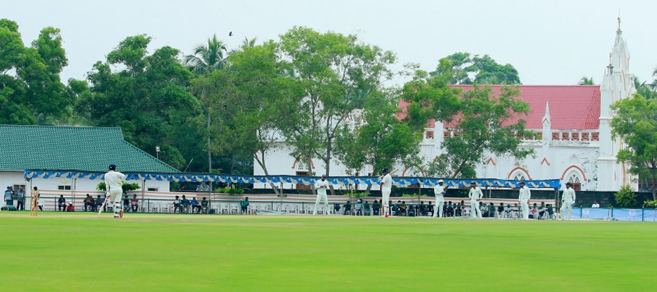 Playing at St. Xavier's College Ground can be a bit distracting, Thiruvananthapuram