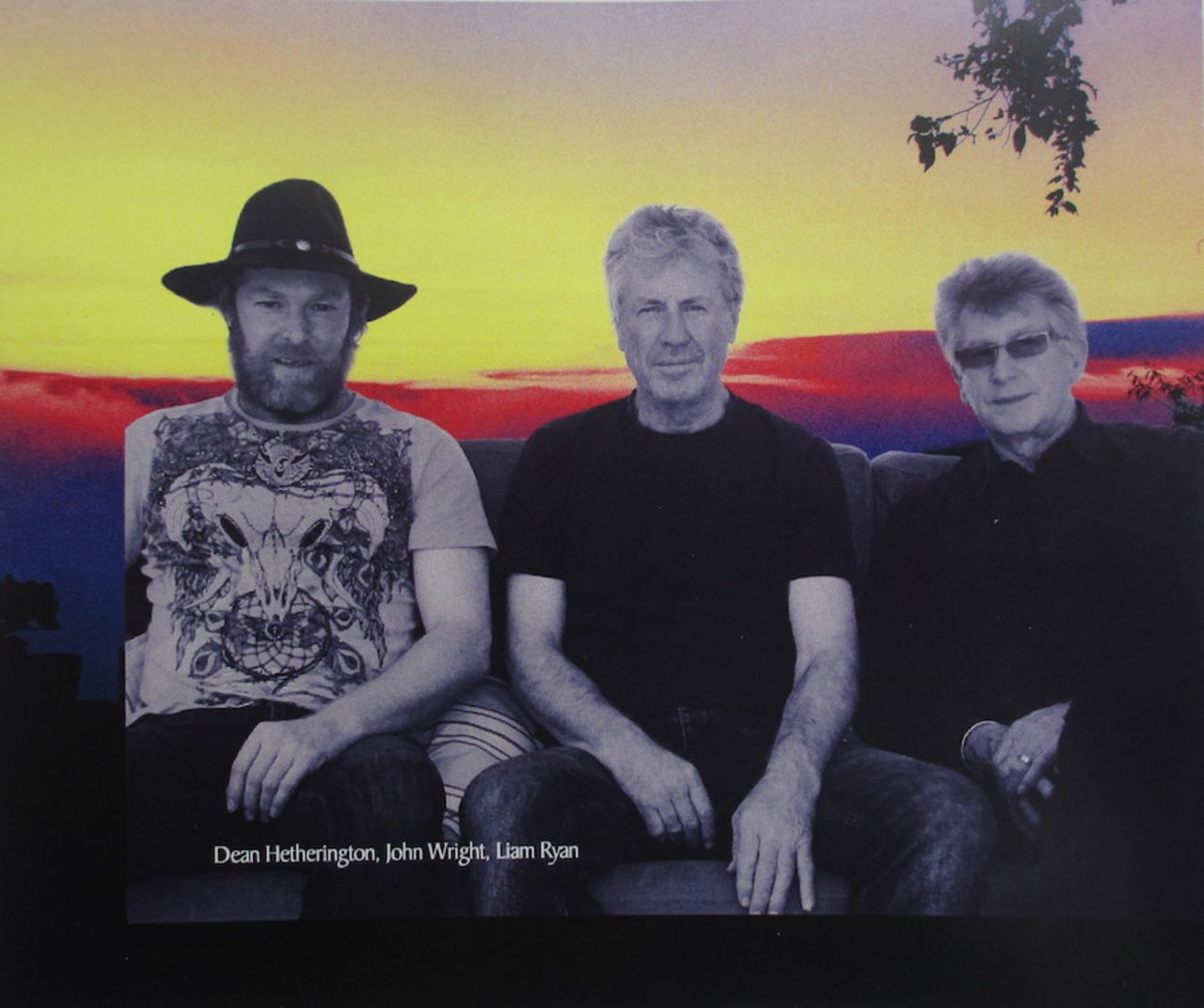 Dean Heatherington, John Wright and Liam Ryan on the cover of their album, <I>Red Skies</I>