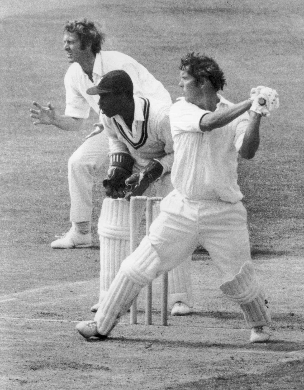 John Hampshire cuts, Surrey v Yorkshire, The Oval, day one, County Championship, July 26, 1975