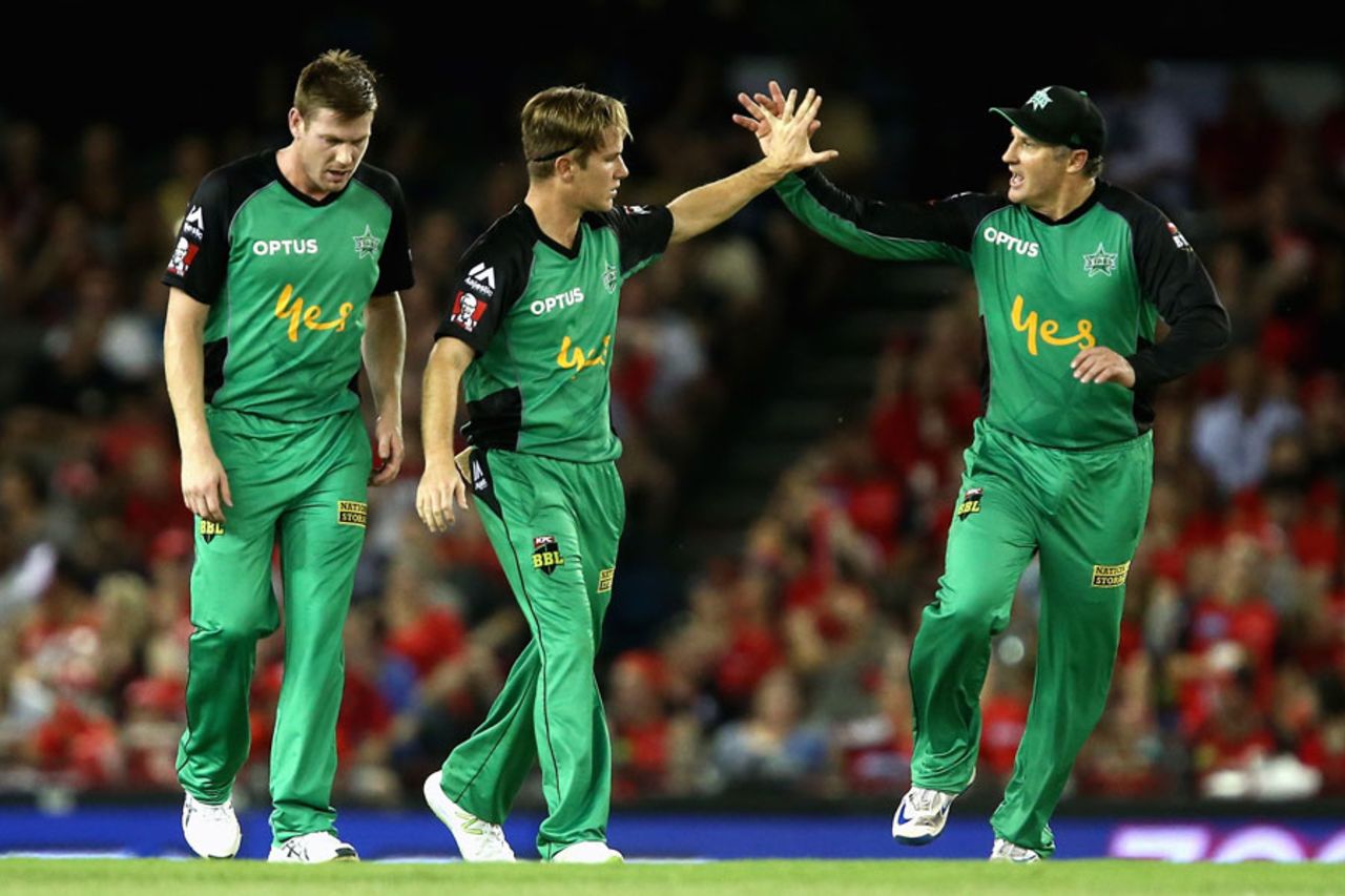 Adam Zampa claimed three wickets in a miserly spell, Melbourne Renegades v Melbourne Stars, Big Bash League 2016-17, Melbourne, January 7, 2017