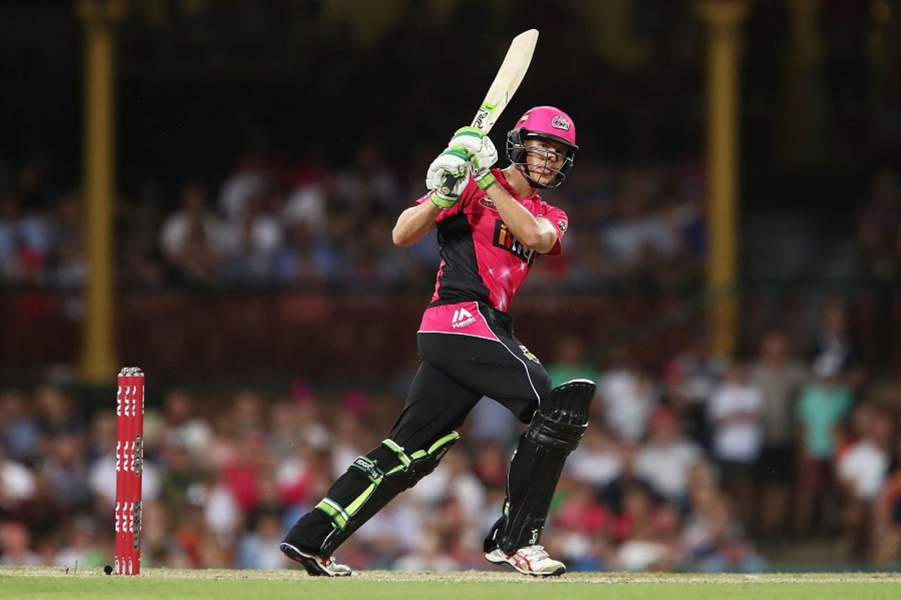Daniel Hughes gave Sixers a quick start in their 171 chase, Sydney Sixers v Melbourne Renegades, Big Bash 2016-17, Sydney, January 9, 2017
