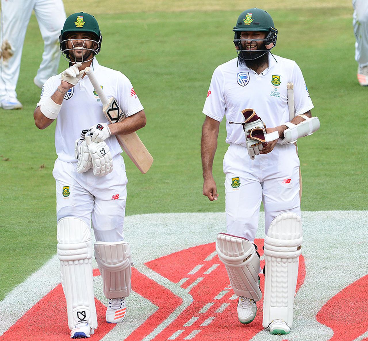 JP Duminy and Hashim Amla extended their stand into the final session, South Africa v Sri Lanka, 3rd Test, Johannesburg, 1st day, January 12, 2017