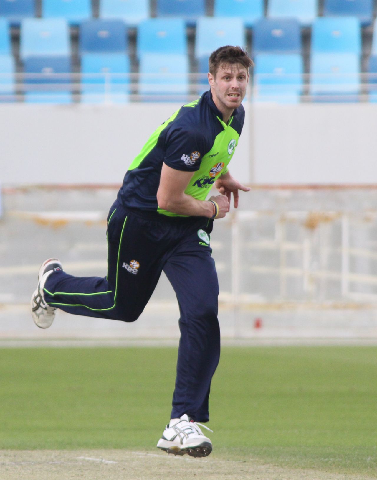 Boyd Rankin took three wickets in the Powerplay to put Ireland in control, UAE v Ireland, Desert T20, Group A, Dubai, January 18, 2017