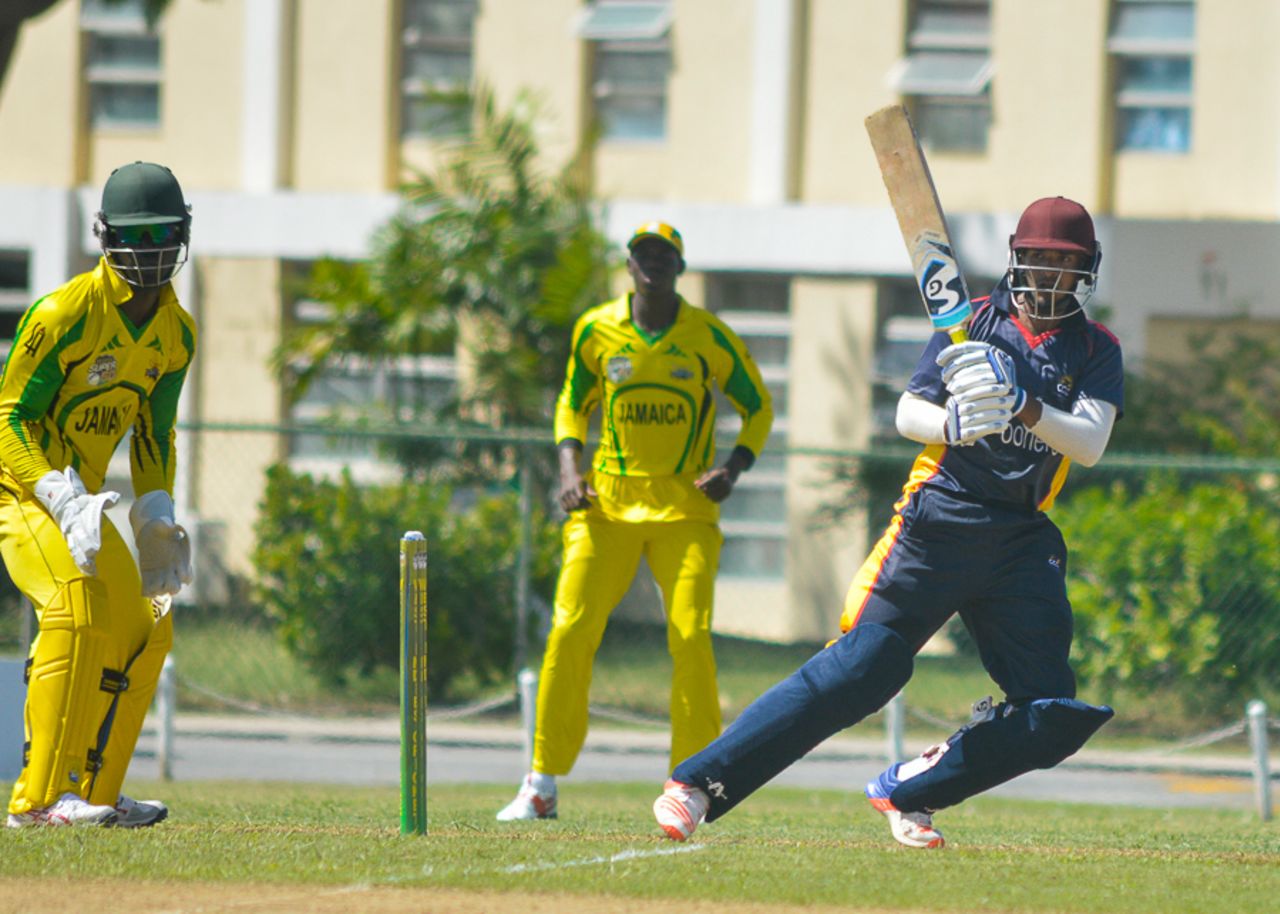 Amir Jangoo scored 64 to help CCC past Jamaica, Combined Campuses and Colleges v Jamaica, Regional Super50, Group B, Cave Hill, January 24, 2017