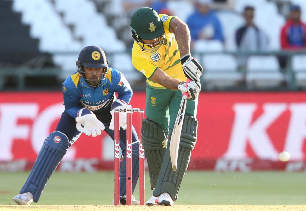 Reeza Hendricks struck 41 off 34 balls, South Africa v Sri Lanka, 3rd T20, Cape Town, January 25, 2017