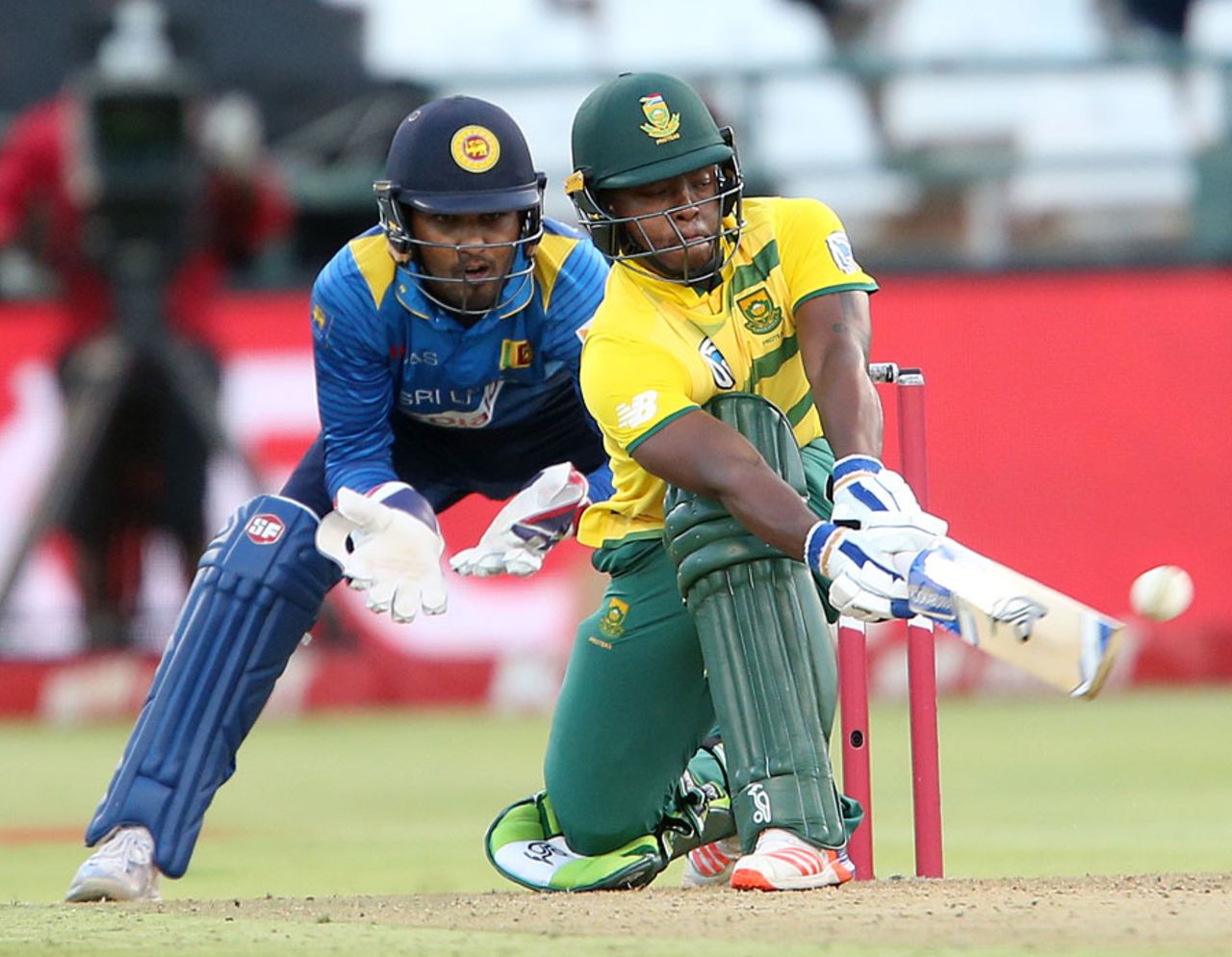 Mangaliso Mosehle boosted South Africa with 32 off 15 balls, South Africa v Sri Lanka, 3rd T20, Cape Town, January 25, 2017