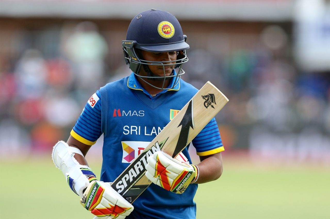 Sandun Weerakkody nicked behind for 5 on debut, South Africa v Sri Lanka, 1st ODI, Port Elizabeth, January 28, 2017