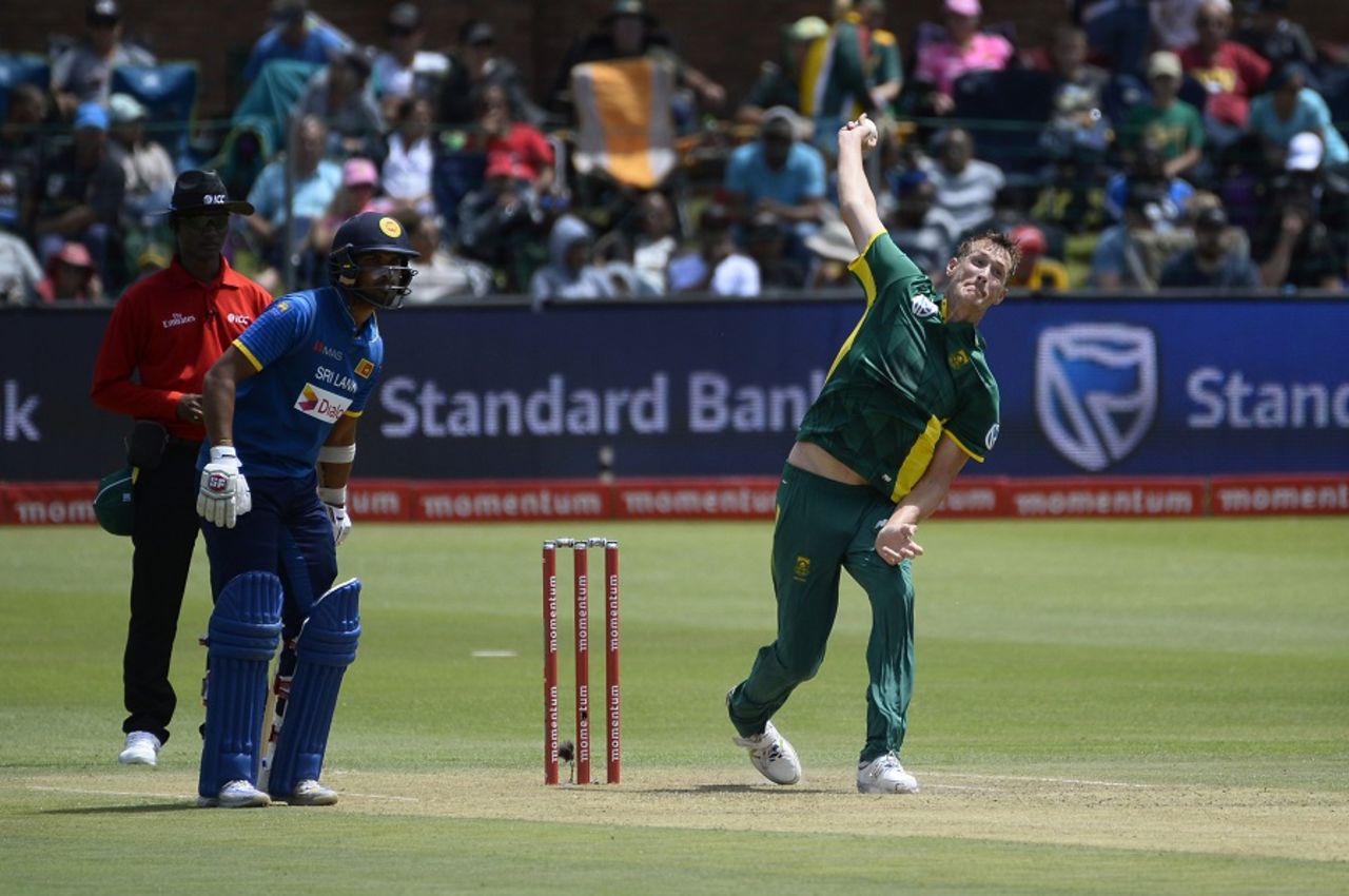 Chris Morris picked up two wickets on return, South Africa v Sri Lanka, 1st ODI, Port Elizabeth, January 28, 2017