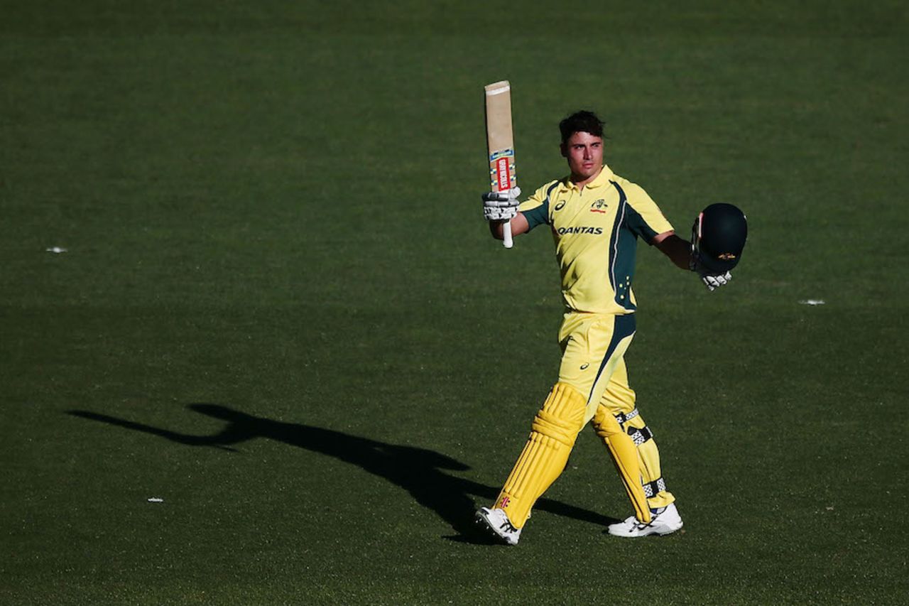 Marcus Stoinis made an incredible hundred, New Zealand v Australia, 1st ODI, Auckland, January 30, 2017