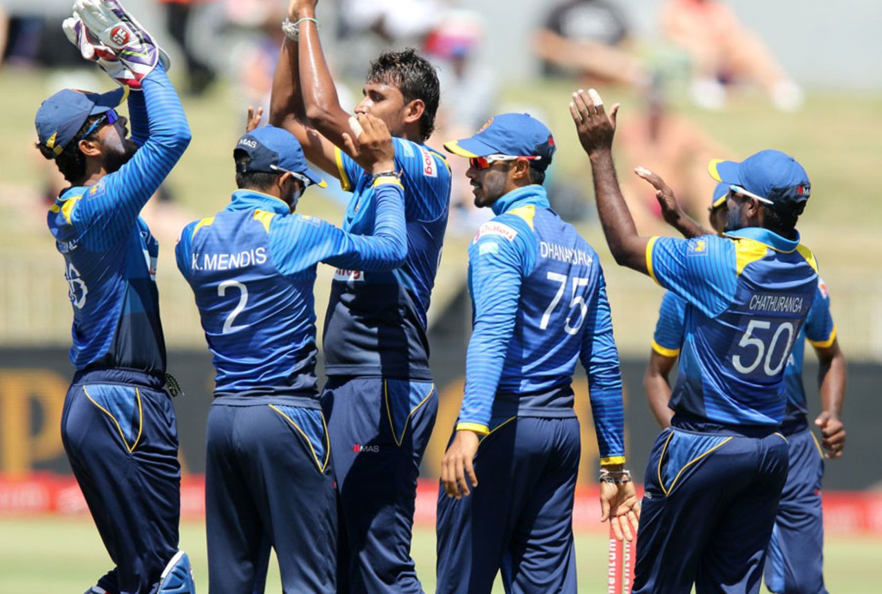 Suranga Lakmal made the opening breakthrough, South Africa v Sri Lanka, 2nd ODI, Durban, February 1, 2017