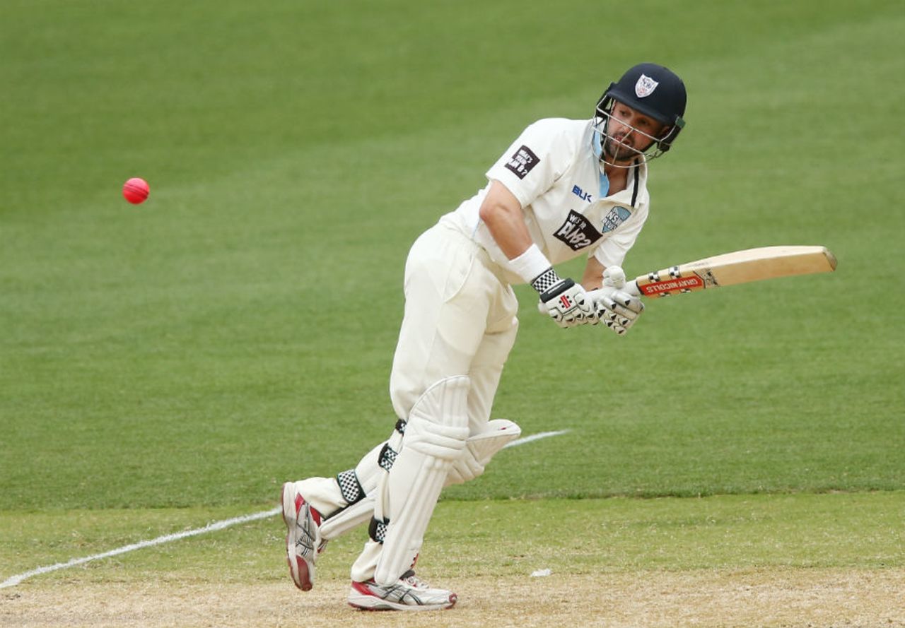 Ed Cowan converted his 23rd first-class century into a double ton, Victoria v New South Wales, Day 3, Sheffield Shield 2016-17, Melbourne