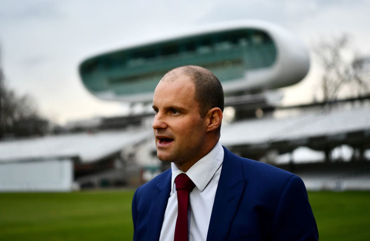 Andrew Strauss discusses Alastair Cook's decision to stand down as England captain, Lord's, February 6, 2014