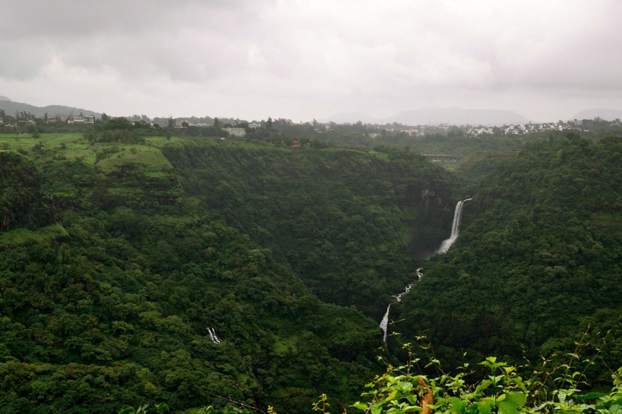 The old Mumbai-Pune highway winds through the Western Ghats