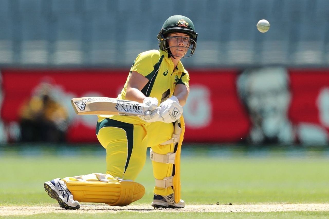 Elyse Villani struck 73 runs off 47 balls, Australia Women v New Zealand Women, 1st T20I, Melbourne, February 17, 2017