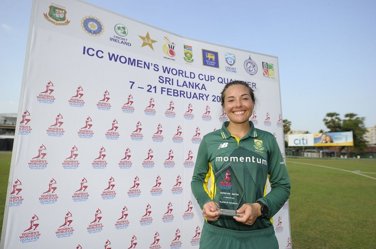 Sune Luus took 3 for 40 and made an unbeaten half-century, Sri Lanka v South Africa, Women's World Cup Qualifier, Colombo, February 17, 2017