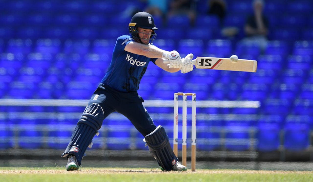 Eoin Morgan top-scored with 95, UWI Vice Chancellor's XI v England XI, Tour match, St Kitts, February 25, 2017