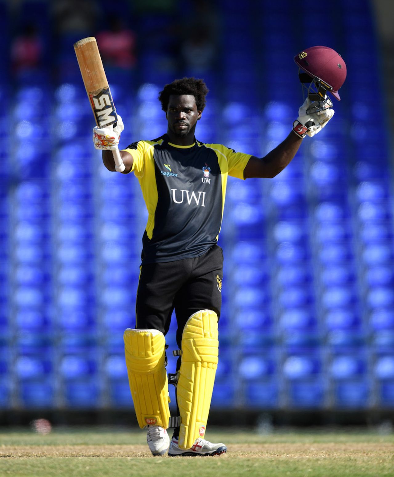 Chadwick Walton made 121 in the run chase, UWI Vice Chancellor's XI v England XI, Tour match, St Kitts, February 25, 2017