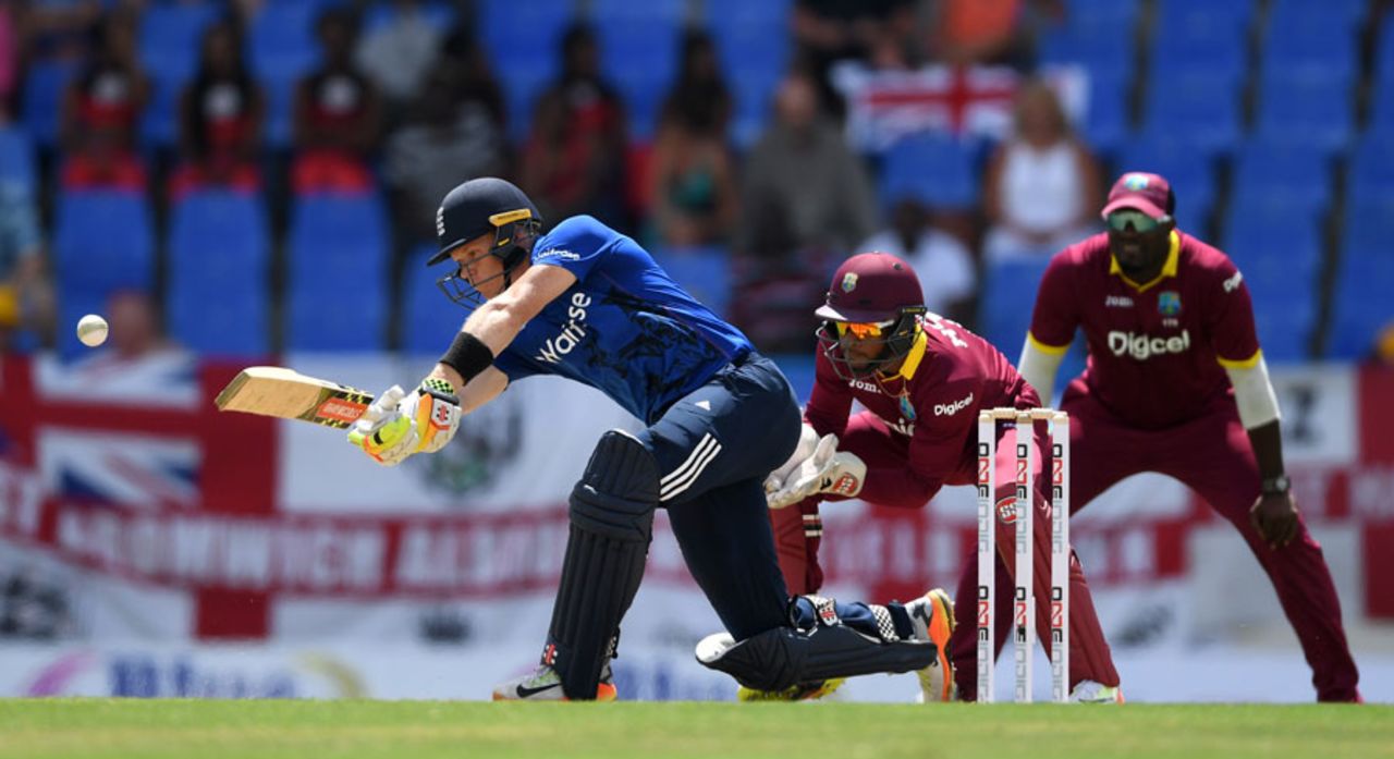 Sam Billings played neatly for his second ODI fifty, West Indies v England, 1st ODI, Antigua, March 3, 2017