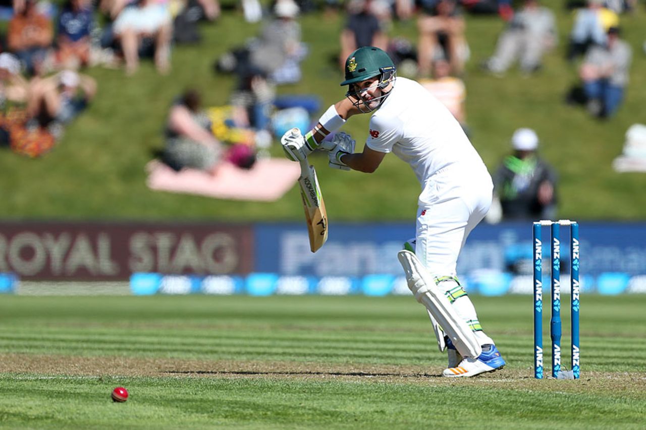 Dean Elgar held South Africa's early efforts together, New Zealand v South Africa, 1st Test, Dunedin, 1st day, March 8, 2017