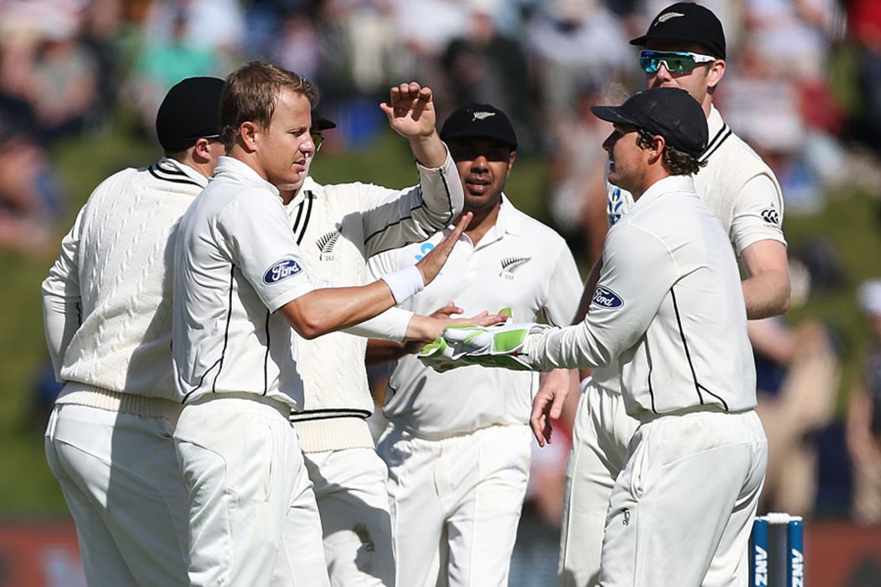 Neil Wagner ended Dean Elgar's long stay, New Zealand v South Africa, 1st Test, Dunedin, 2nd day, March 9, 2017