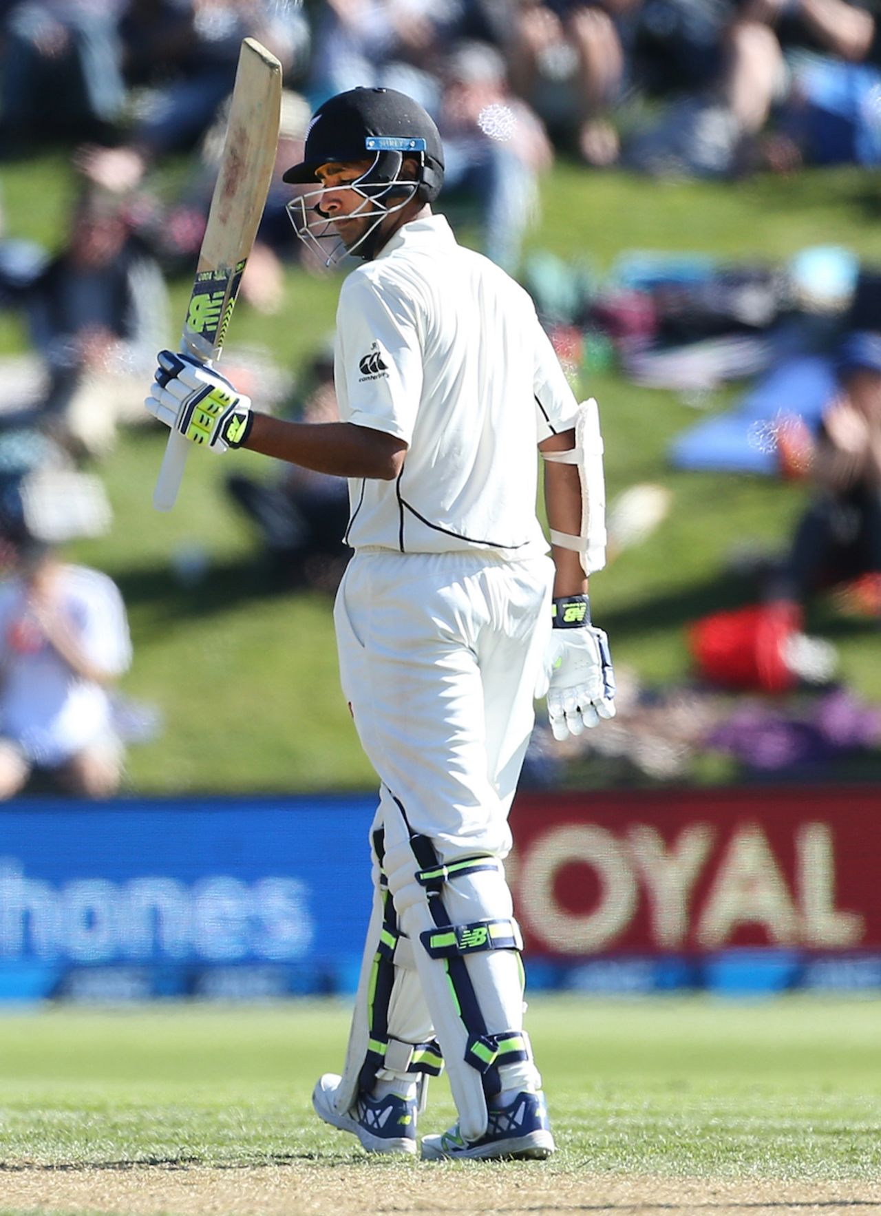 Jeet Raval scored his third Test half-century, New Zealand v South Africa, 1st Test, Dunedin, 2nd day, March 9, 2017