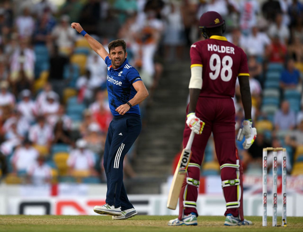 Liam Plunkett had Jason Holder caught behind for a first-ball duck, West Indies v England, 3rd ODI, Barbados, March 9, 2017