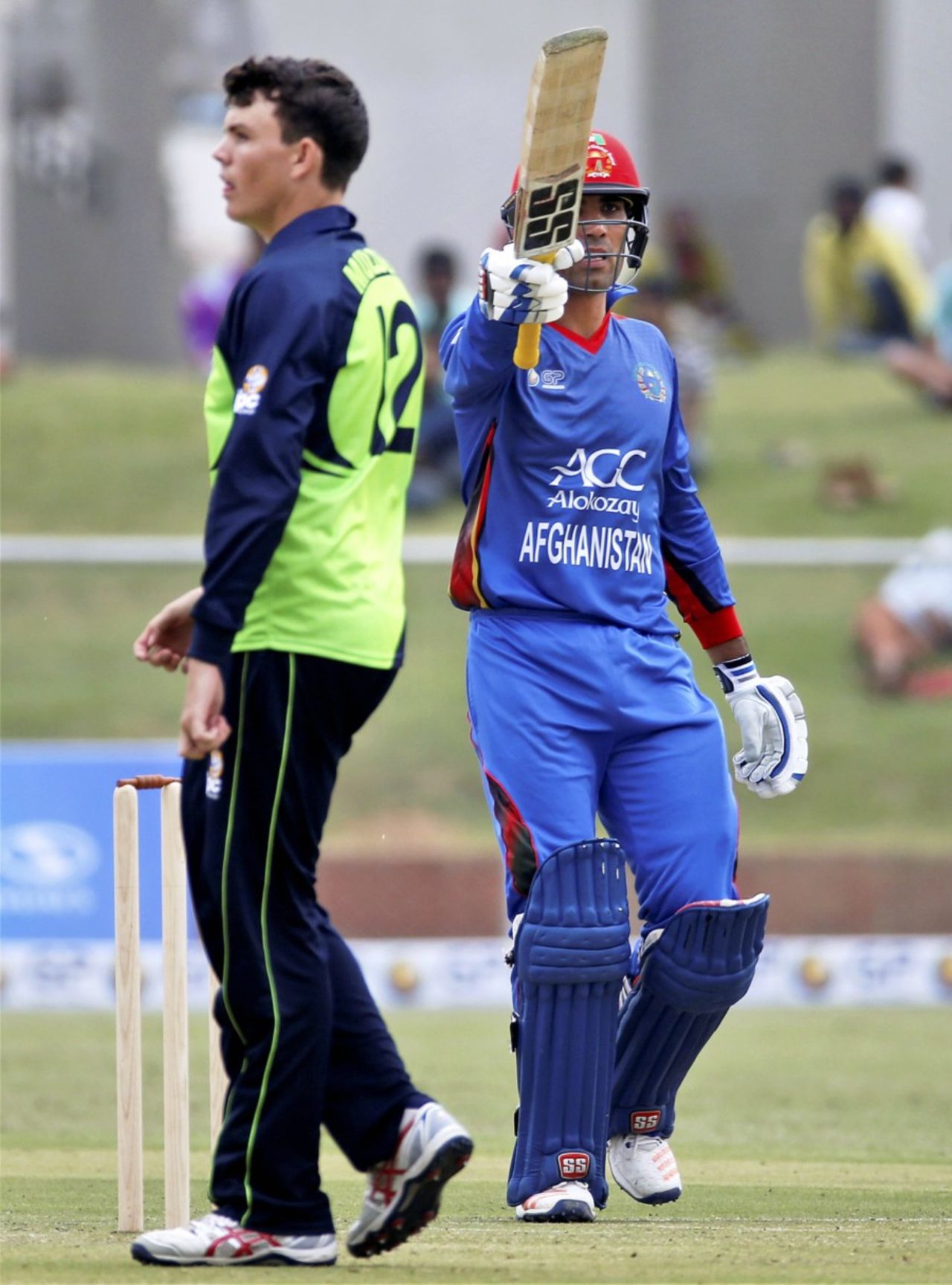 Najeeb Tarakai blitzed a 58-ball 90, Afghanistan v Ireland, 2nd T20I, Greater Noida, March 10, 2017