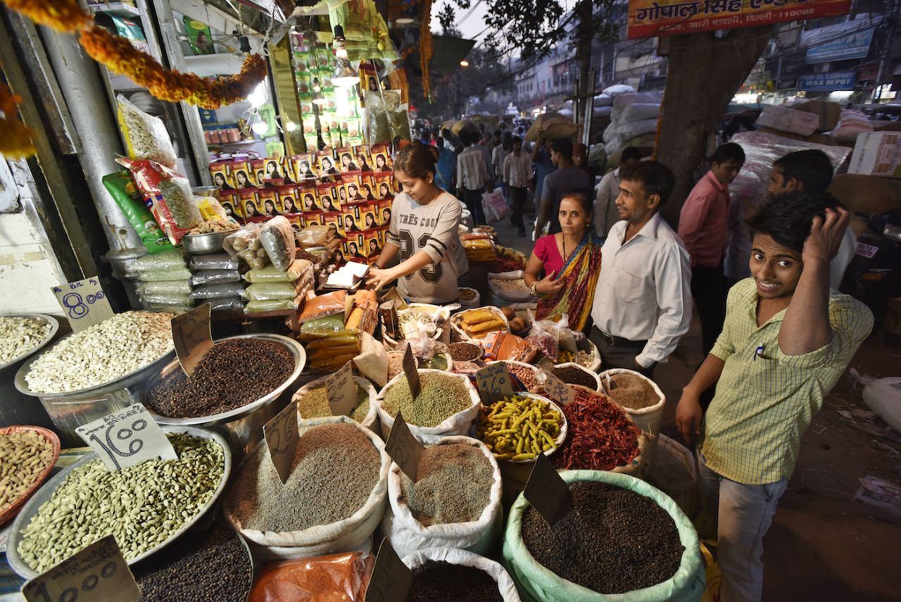Khari Baoli is Delhi's wholesale spice market