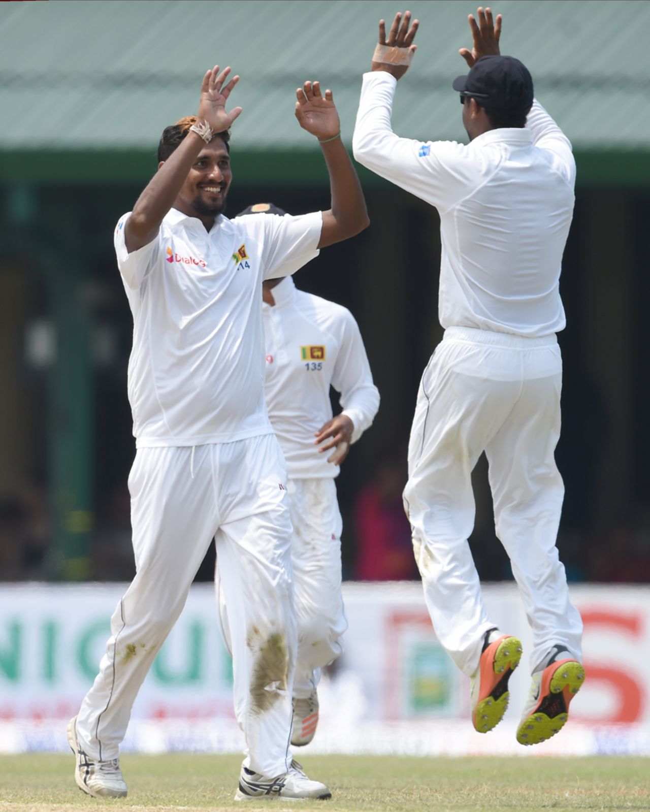 Suranga Lakmal removed Mushfiqur Rahim with the second new ball, Sri Lanka v Bangladesh, 2nd Test, Colombo, 3rd day, March 17, 2017
