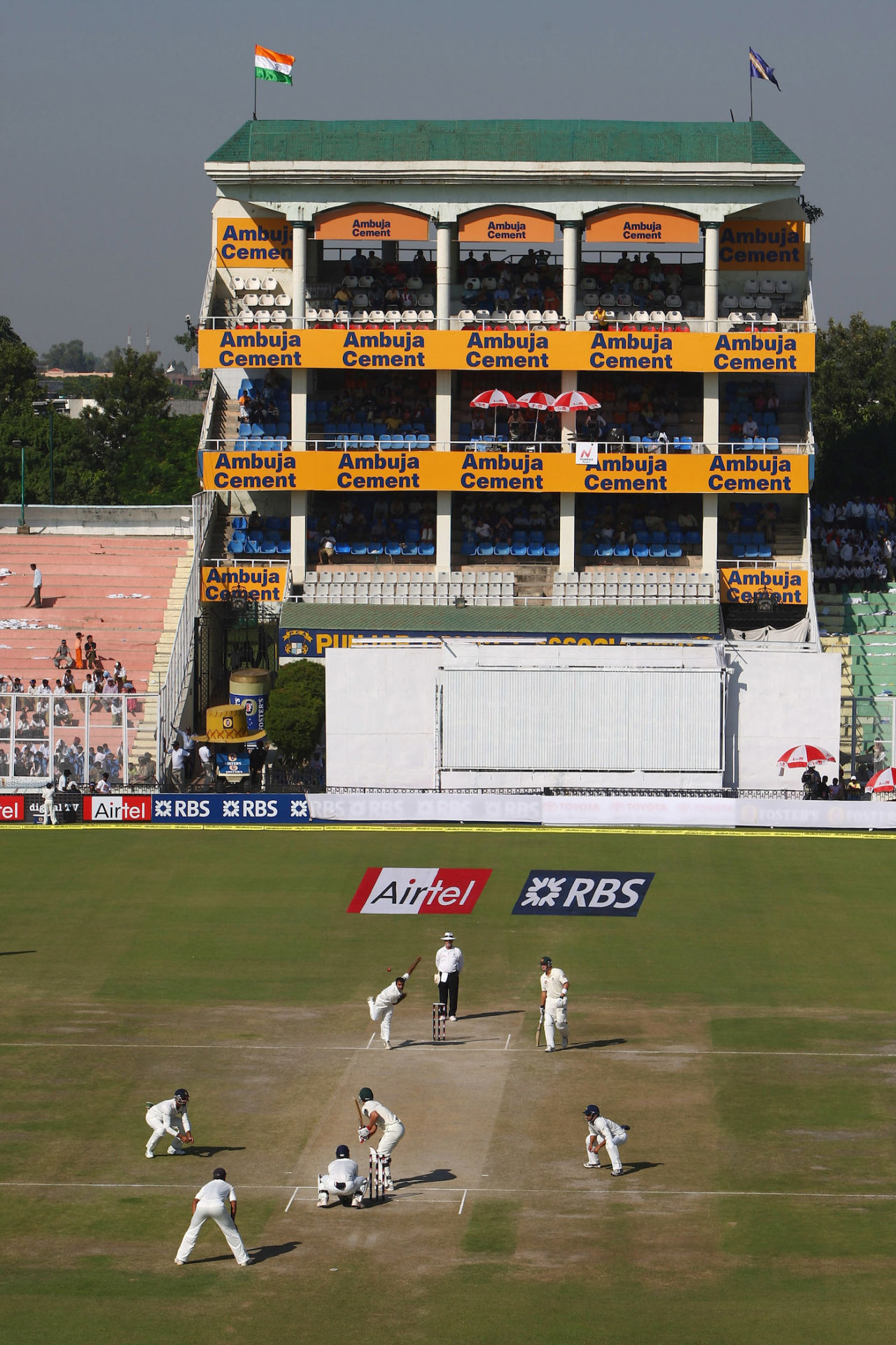 The wicket at Mohali used to have some juice in it, but it's all too typically Indian these days	