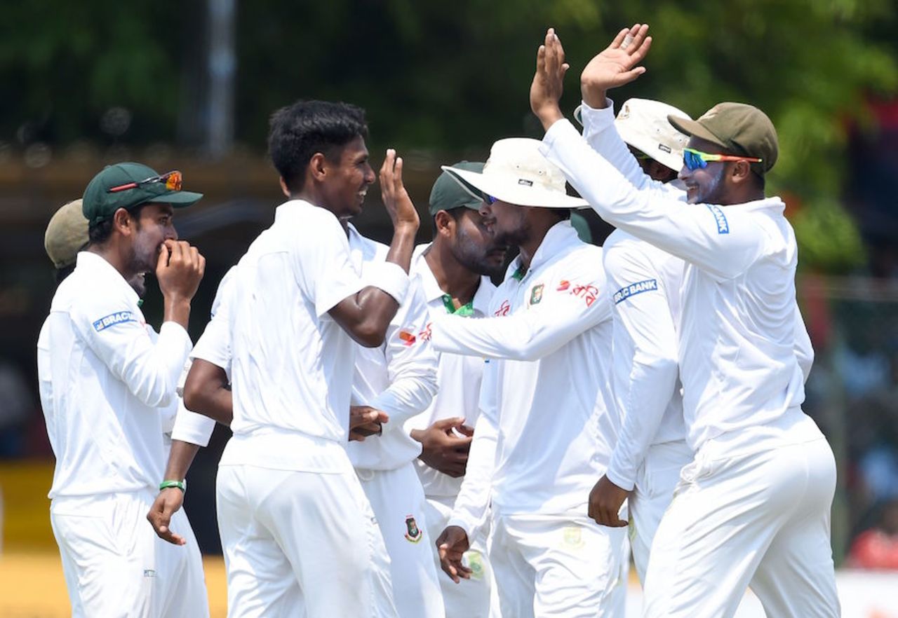 Mustafizur Rahman jolted Sri Lanka with regular blows, Sri Lanka v Bangladesh, 2nd Test, Colombo, 4th day, March 18, 2017