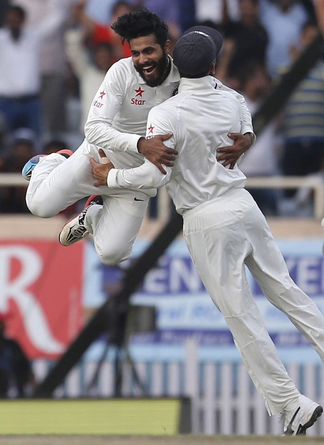 Ravindra Jadeja took two wickets before stumps, India v Australia, 3rd Test, Ranchi, 4th day, March 19, 2017