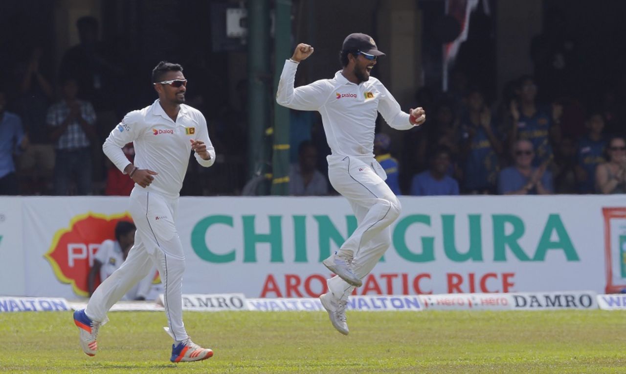 Dinesh Chandimal took a fine catch to get rid of Tamim Iqbal, Sri Lanka v Bangladesh, 2nd Test, Colombo, 5th day, March 19, 2017