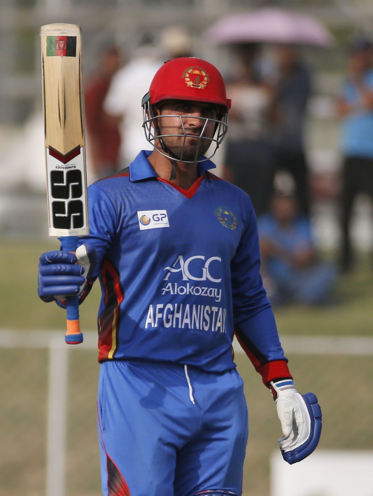 Samiullah Shenwari struck his 11th ODI fifty, Afghanistan v Ireland, 5th ODI, Greater Noida, March 24, 2017