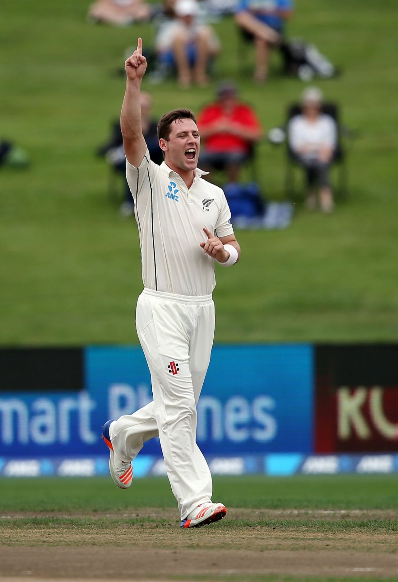 Matt Henry picked up a wicket in his second over on comeback, New Zealand v South Africa, 3rd Test, Hamilton, 1st day, March 25, 2017